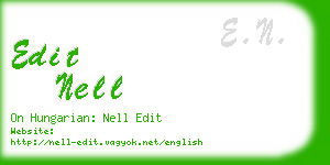 edit nell business card